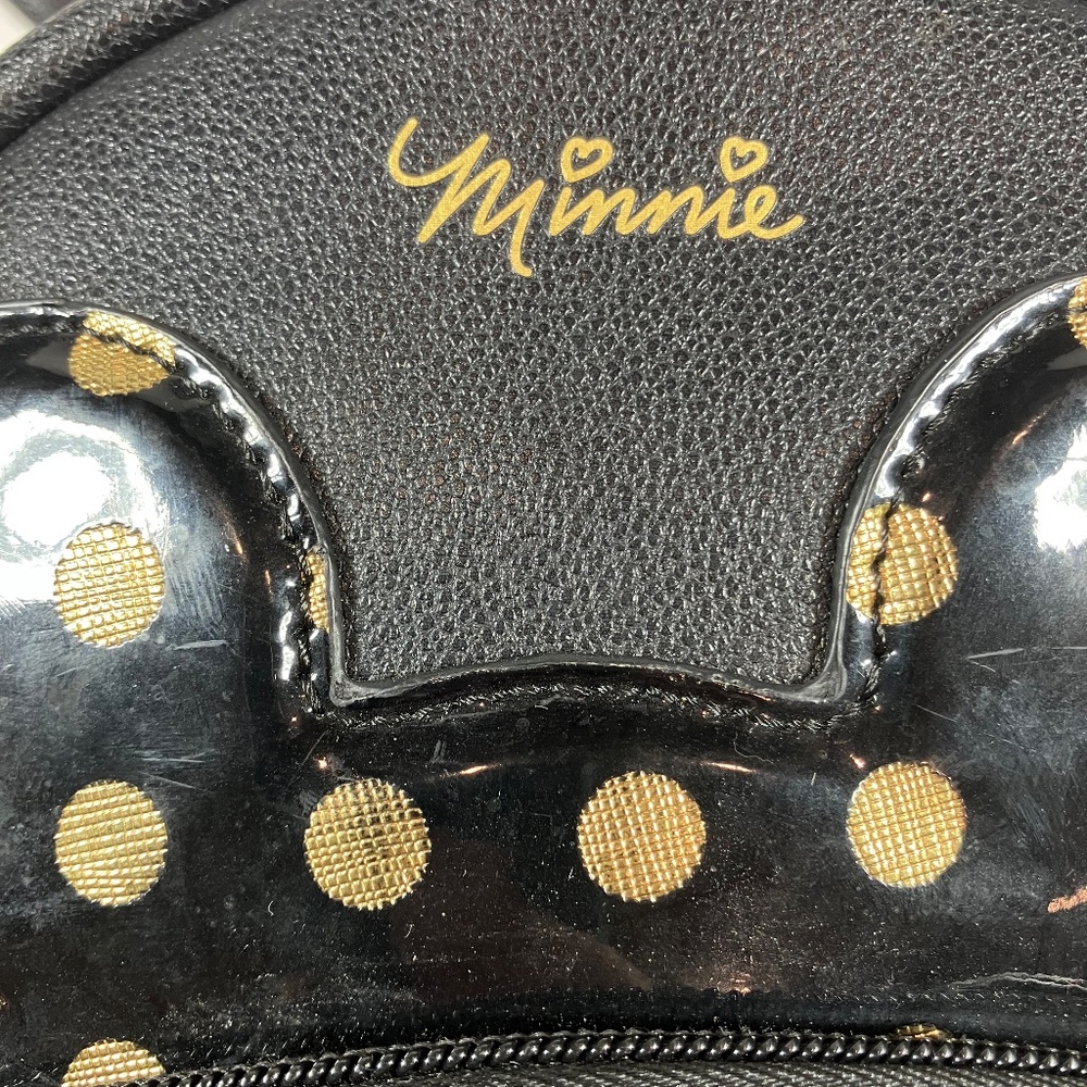 Disney X Dani Minnie Mouse Mini Backpack, Faux Leather W/ Faux Patent Leather - Picture 9 of 15